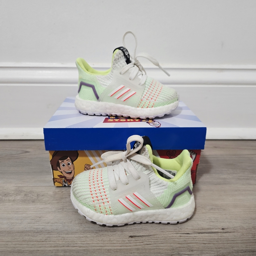 Adidas X Disney Pixar Toy Story 4 UltraBoost 19 Buzz Lightyear Sneakers Size 5k